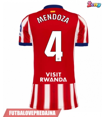 Lacne Ženy Futbalové dres Atletico Madrid Rodrigo Mendoza #4 2026-27 Krátky Rukáv - Domáci